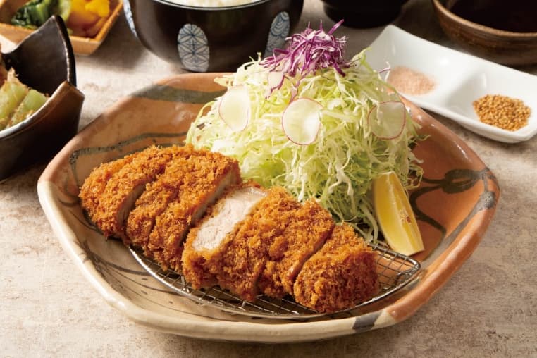 北海道産豚のロースカツ御膳（ご飯・味噌汁付）